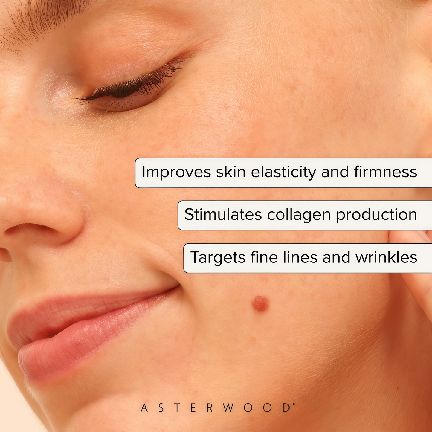 Asterwood Copper Peptides Serum for Face, GHK-Cu Peptide w/Hyaluronic Acid | Topical GHK-Cu with HA, Anti-Aging, Hydrating & Collagen Boosting, Cruelty-Free, 1 Fl Oz